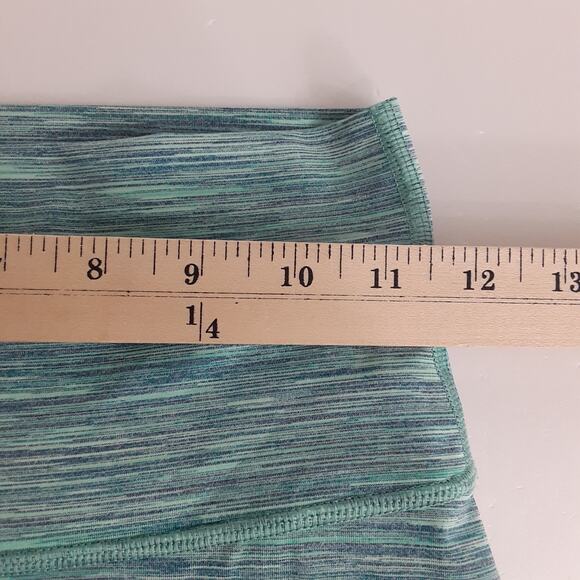 Lululemon Wunder Under Leggings Space Dye Camo Alberta Mid Rise Teal Womens 4 - Picture 6 of 8